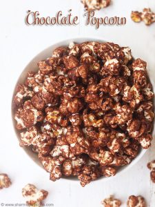 gourmet chocolate popcorn
